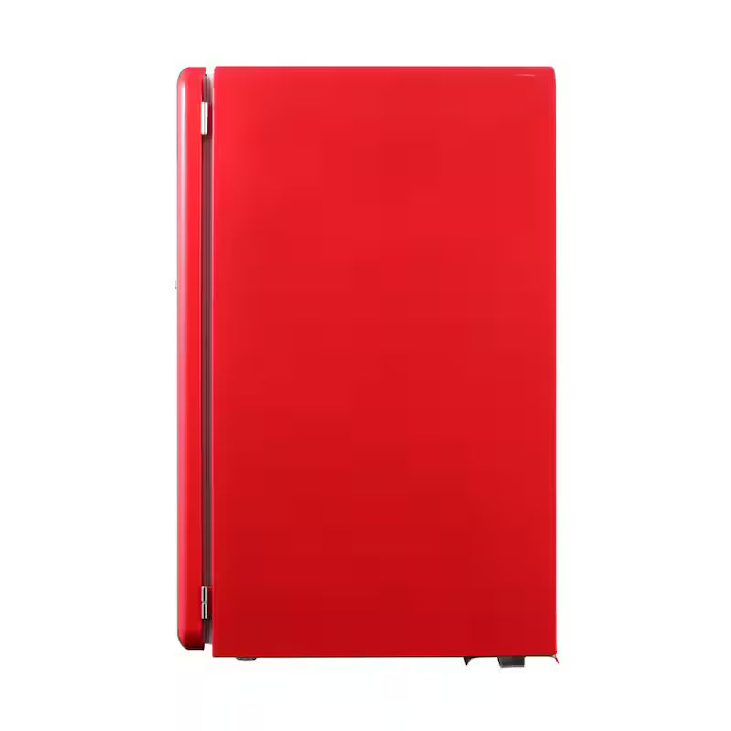 Retro Mini Fridge in Red with Freezer F168101