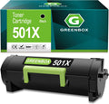 2 Pack Black Remanufactured Toner Cartridge for Lexmark Printer T304