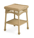Natural Resin Wicker End Table Y948