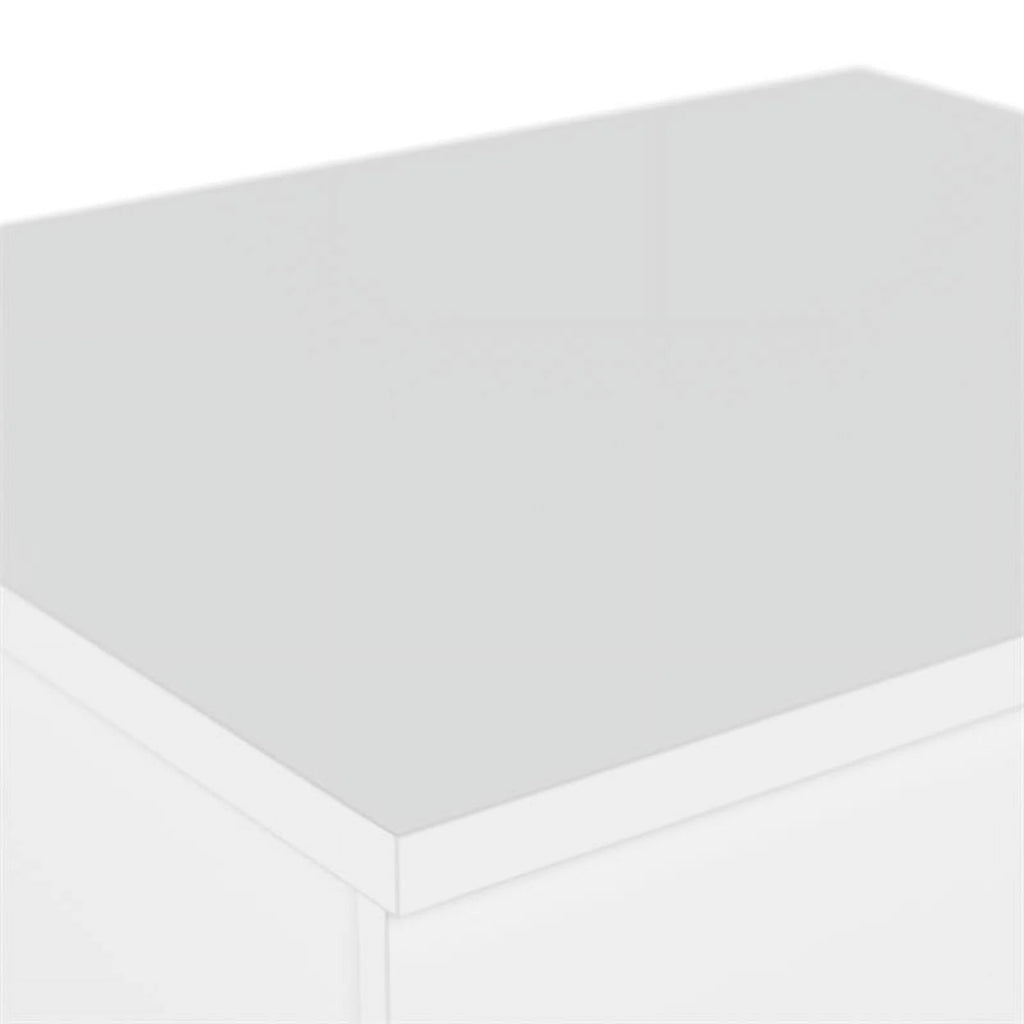 2-Drawer Engineered Wood Lateral File Cabinet in Pure White K85217