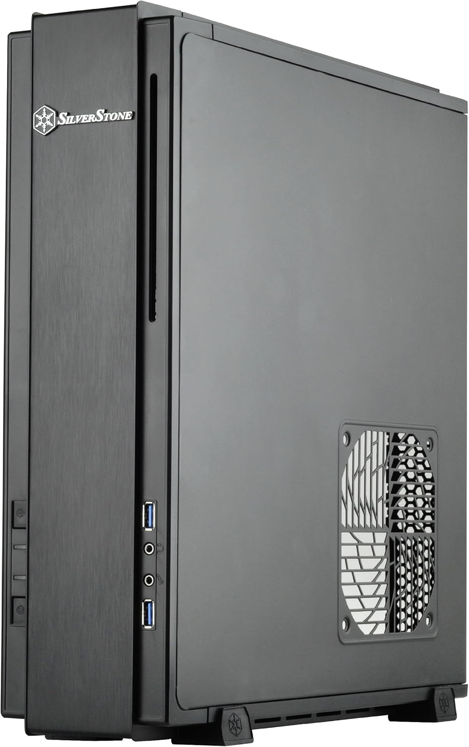 Black Mini-ITX/DTX Computer Case with PCI-E Riser I636025