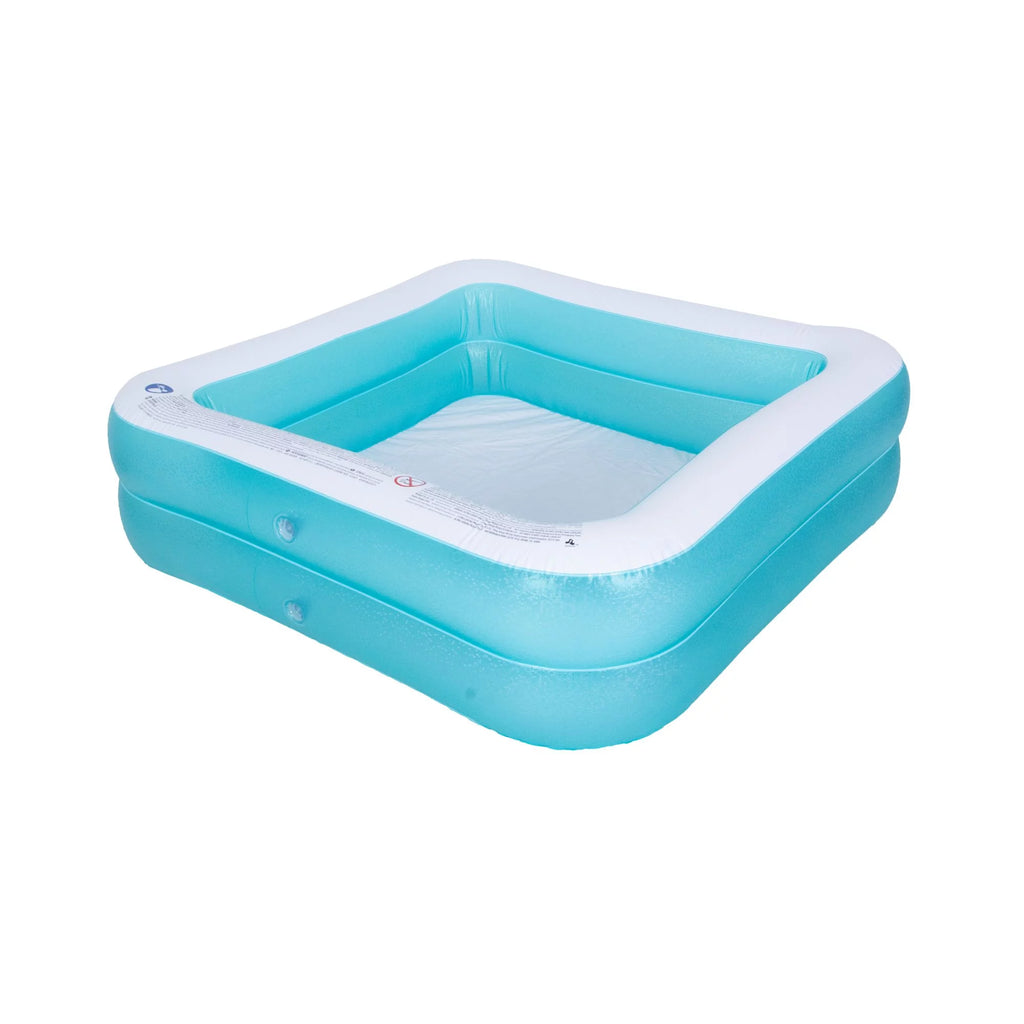 Inflatable Blue and White 2-Ring Swimming Pool R873