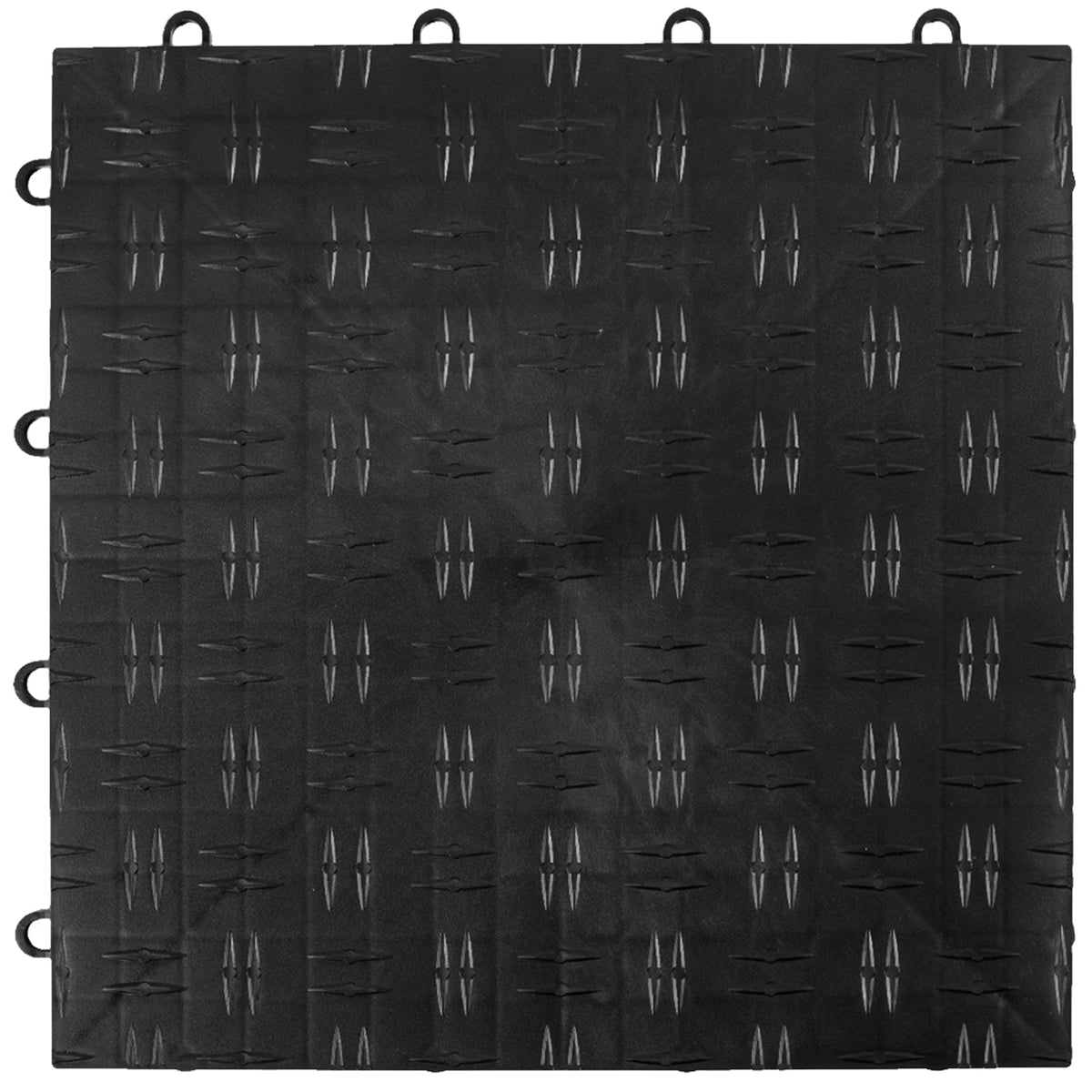 Black Interlocking Garage Floor Tiles G5217