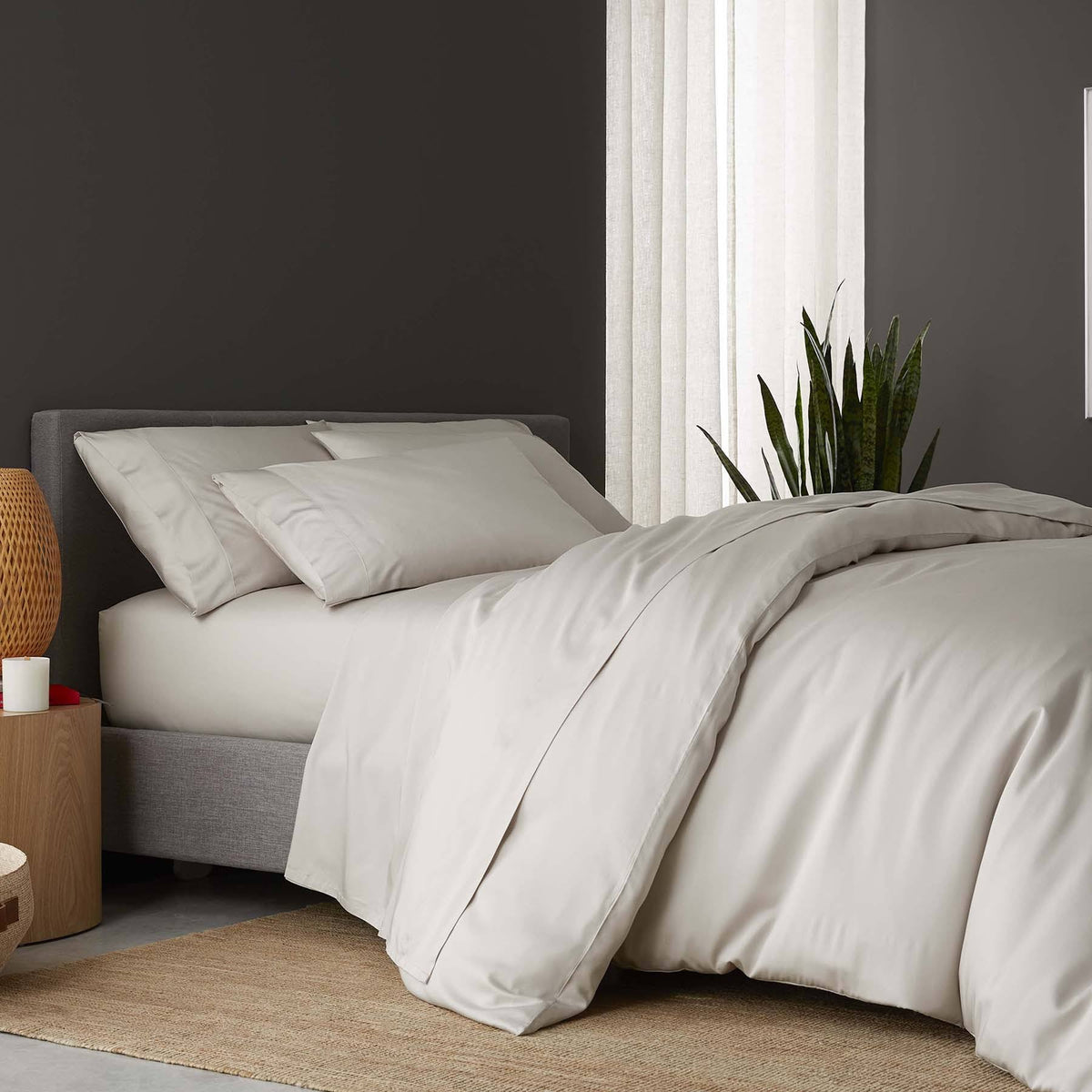 Grey Eucalyptus Duvet Cover Twin / Twin XL V966409