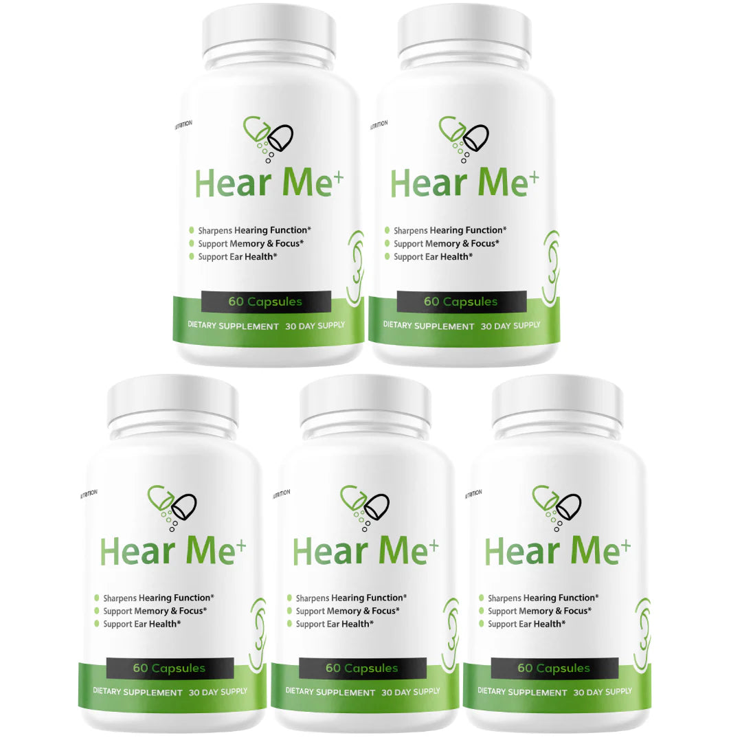Hearing Relief Tinnitus Support Ear Health 5 Bottles U9365