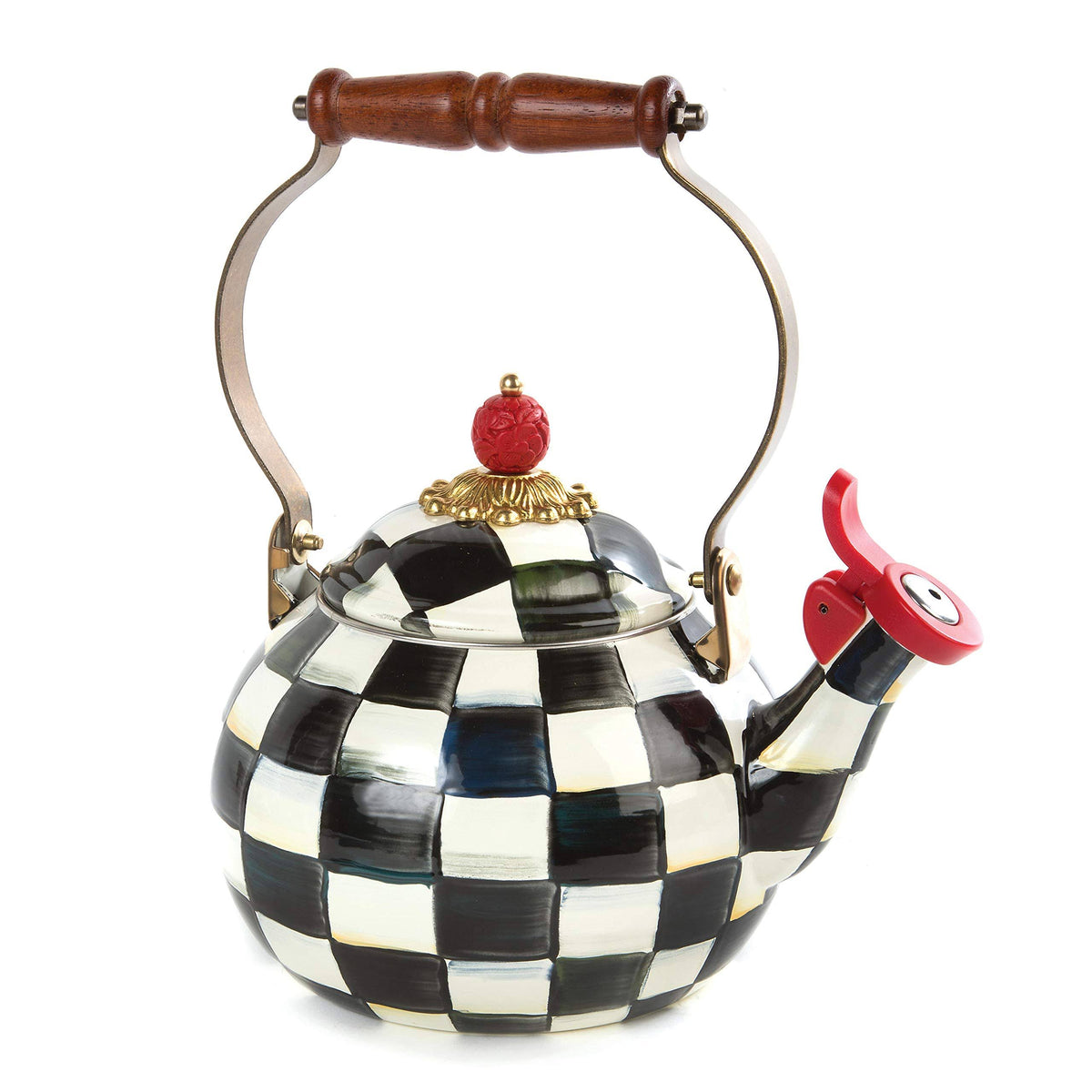 Enamel Whistling Tea Kettle E327
