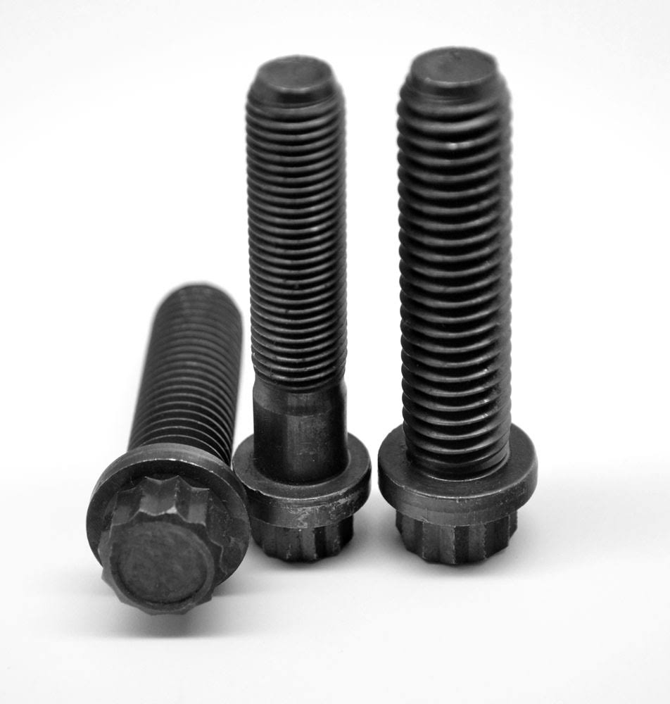 12-Point Flange Screw Alloy Steel Thermal Black Oxide D115061