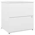 2-Drawer Engineered Wood Lateral File Cabinet in Pure White K85217
