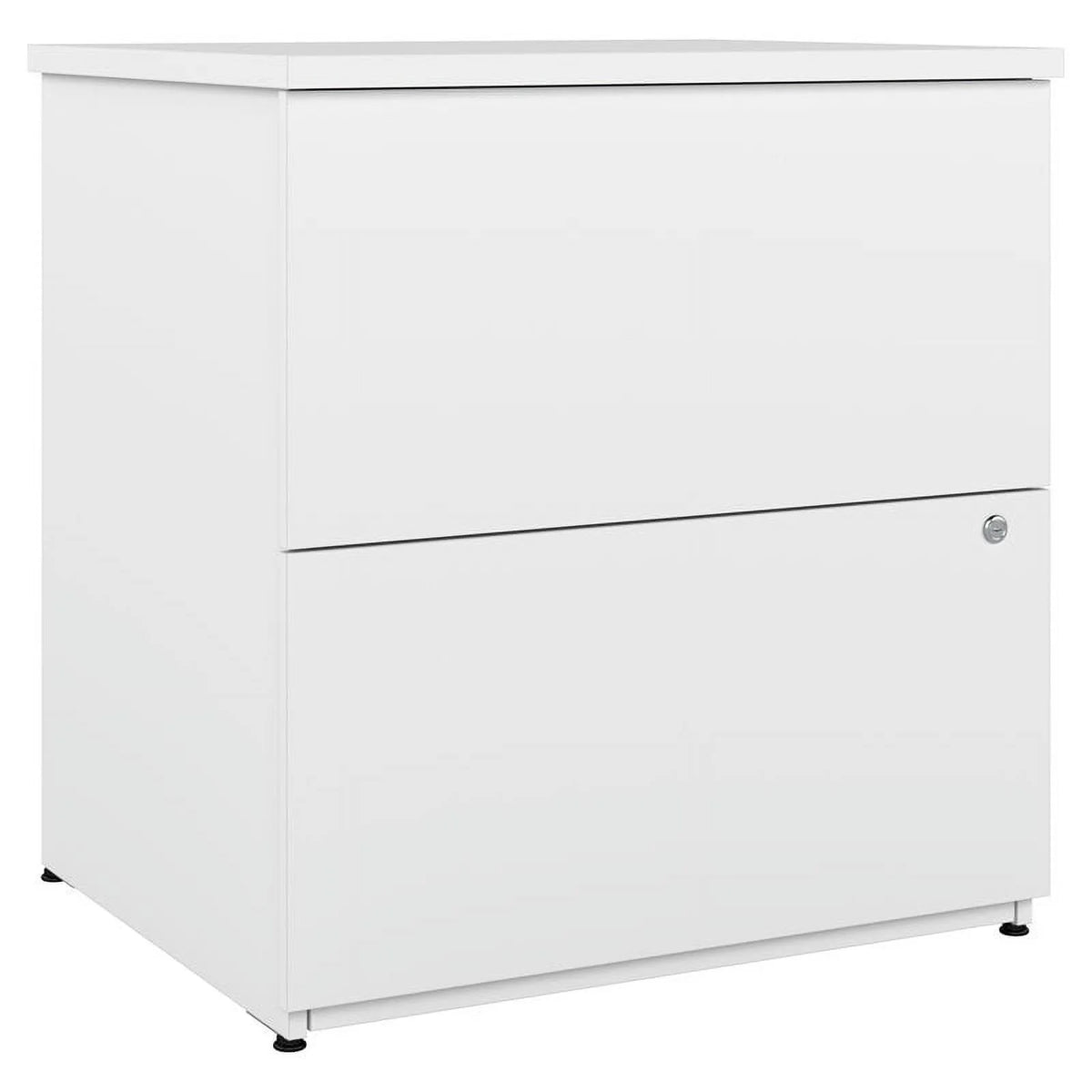 2-Drawer Engineered Wood Lateral File Cabinet in Pure White K85217