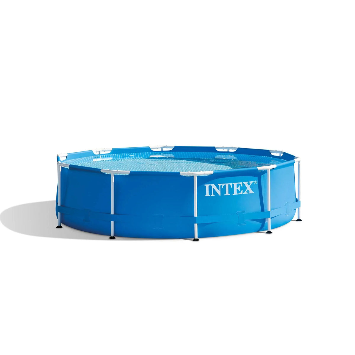 10' x 30 Metal Frame Round Outdoor Swimming Pool with Filter Pump & Cover T778680
