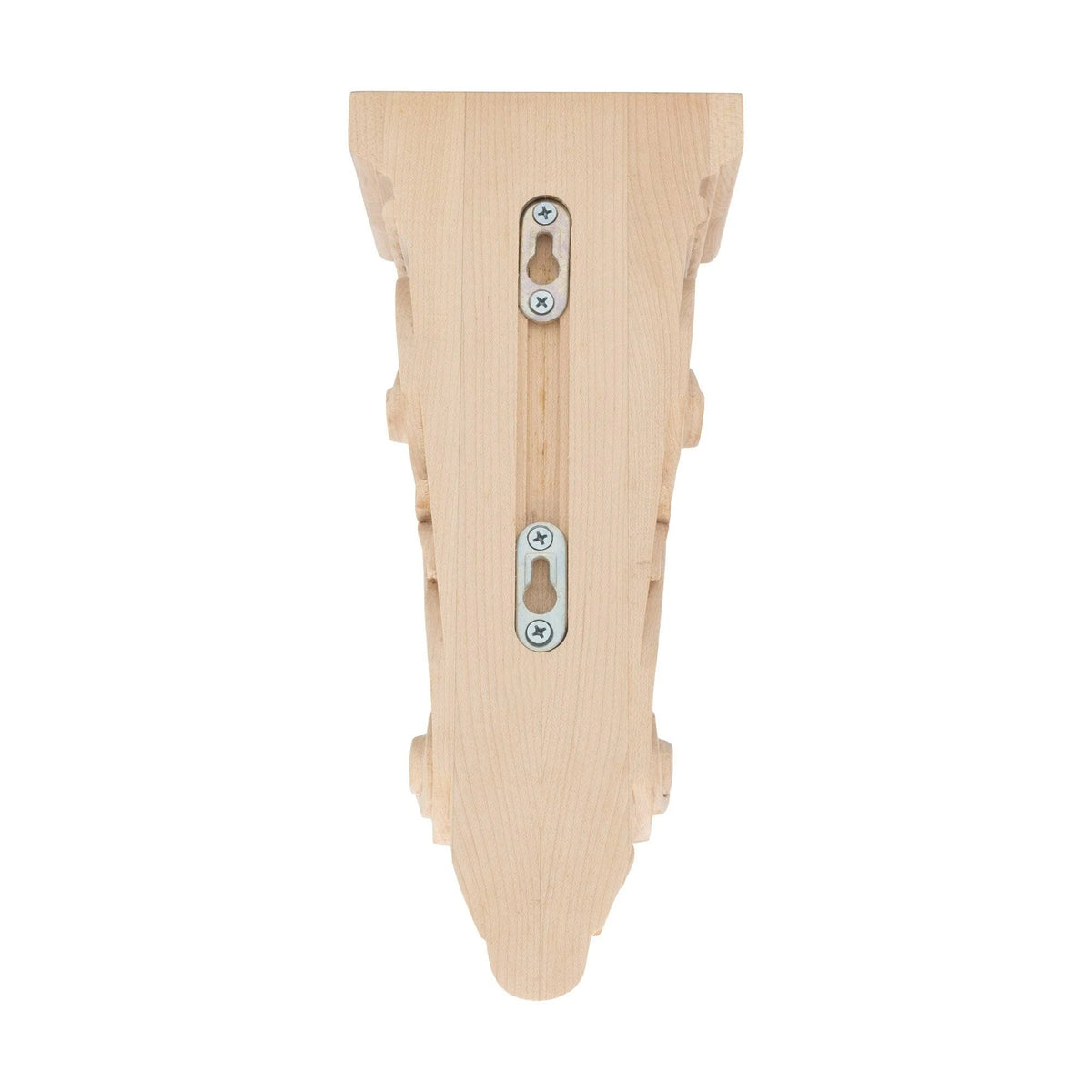 12-1/4 in. x 5-3/8 in. x 3-7/8 in. Unfinished Solid Hard Maple Wood Corbel Z504