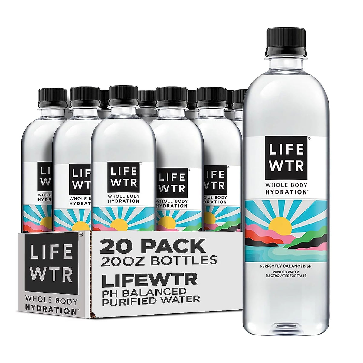 Purified Drinking Water 20 fl oz 20 Pack Plastic Bottles K803980