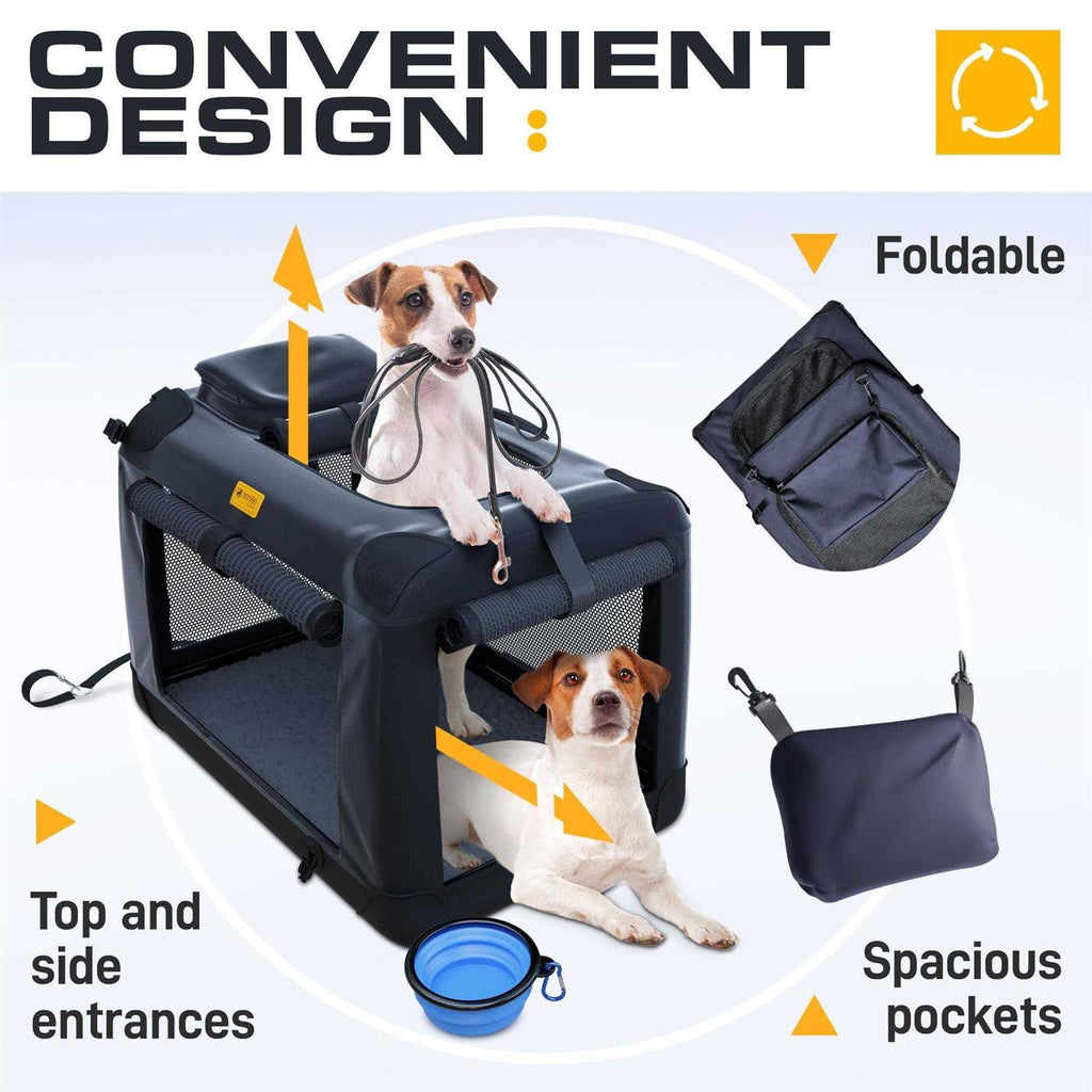 Collapsible Portable Dog Crate Kennel Small D990778