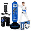 Free Standing Inflatable Kids Punching Bag Set with Air Pump & Boxing Gloves X986