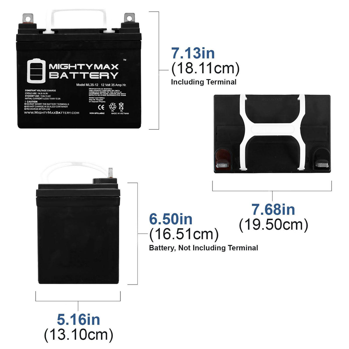 12V 35Ah SLA Battery 2 Pack K97754
