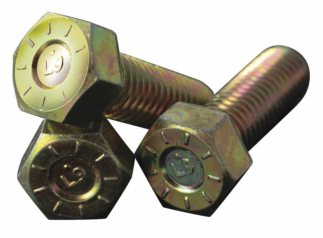 3/4 inch-16 Grade 9 Hex Head Cap Screw, Alloy Steel, Pk 20 U262492