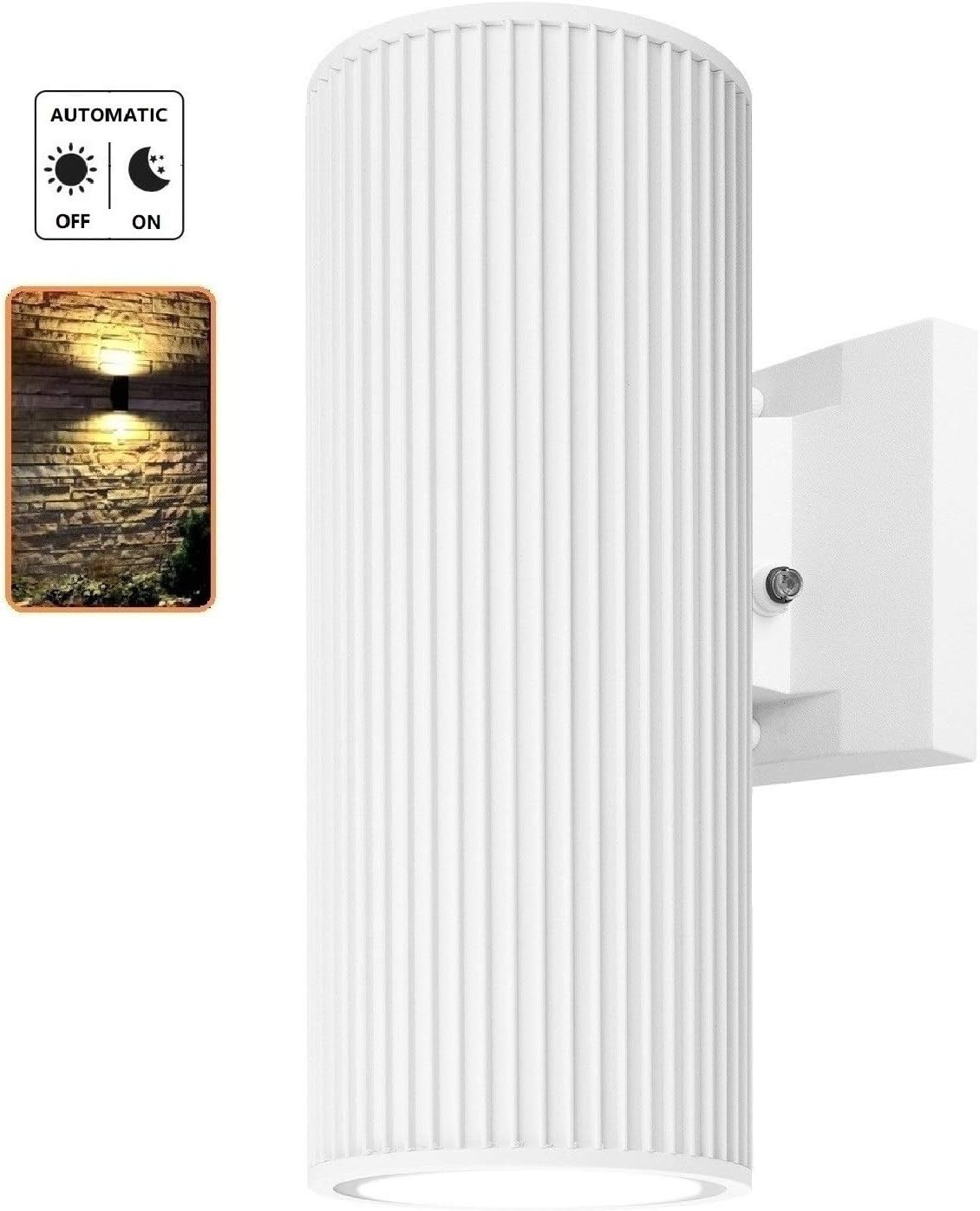 White Die-Casting Aluminum Waterproof Outdoor Wall Light L3927