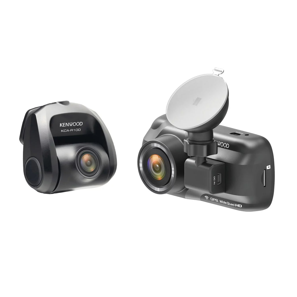 Dual-Camera Wide-Quad HD Drive Recorder with 3-Inch LCD K265