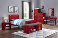 Red Full 4pcs Bedroom Set S7408