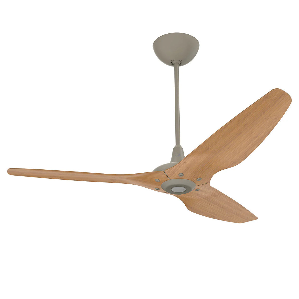 60 Ceiling Fan with Cocoa Bamboo Blades and Satin Nickel Finish V277