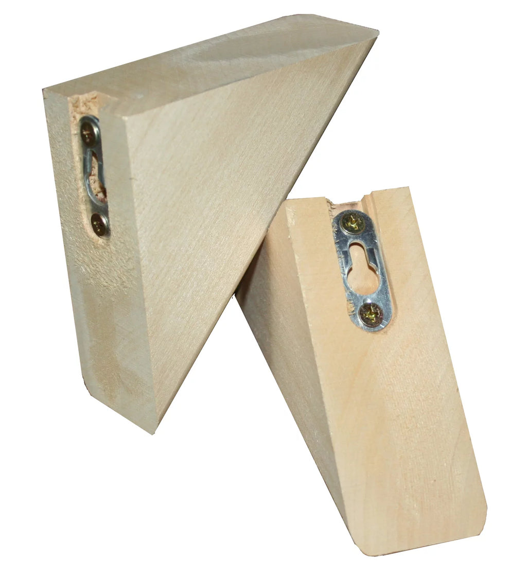 Basswood Bark Edge Wall Shelf D162