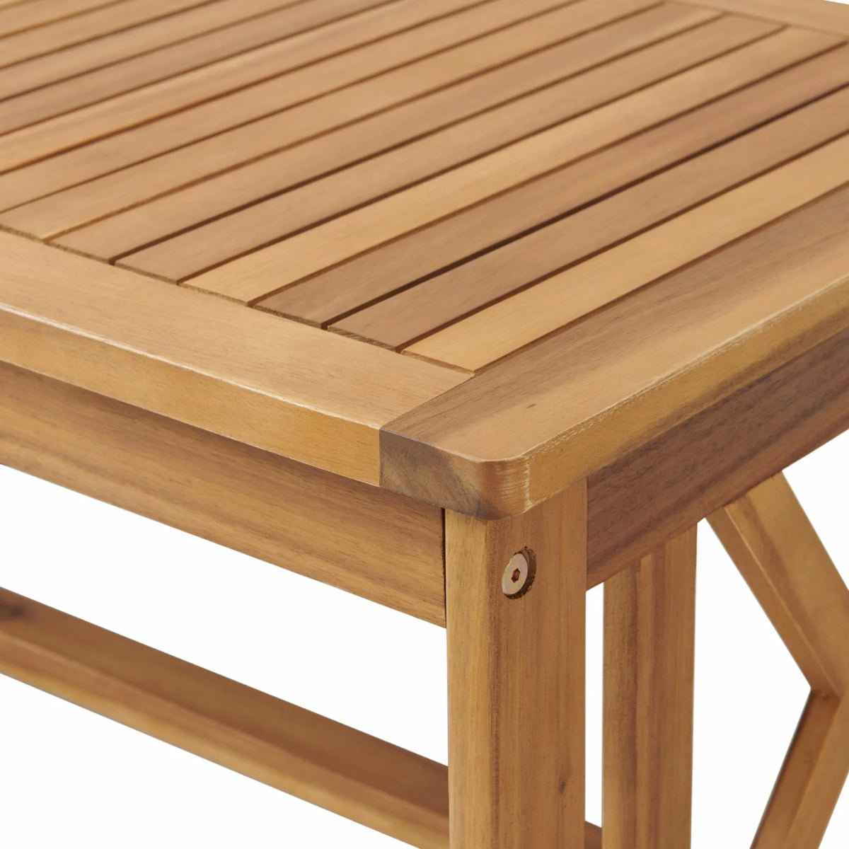 Acacia Wood 4-Piece Outdoor Conversation Set Q385931