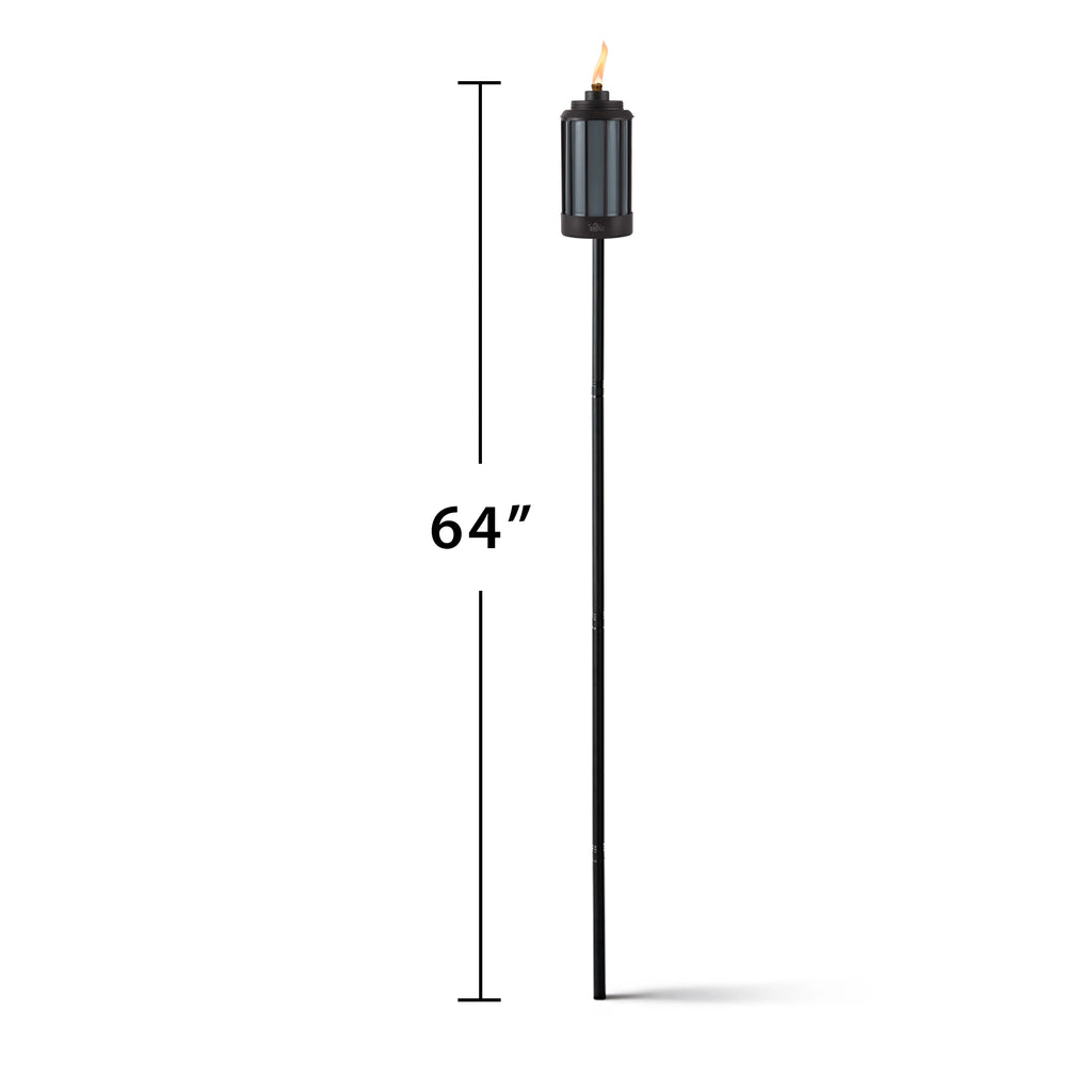 2-Pack 65 inch Metal Tiki Torch N28064