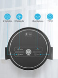 White 3-Speed Tower Fan S727