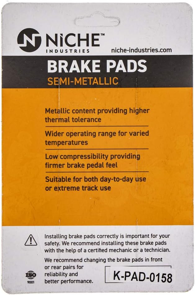 Brake Pad Set Semi-Metallic Pack of 2 V127