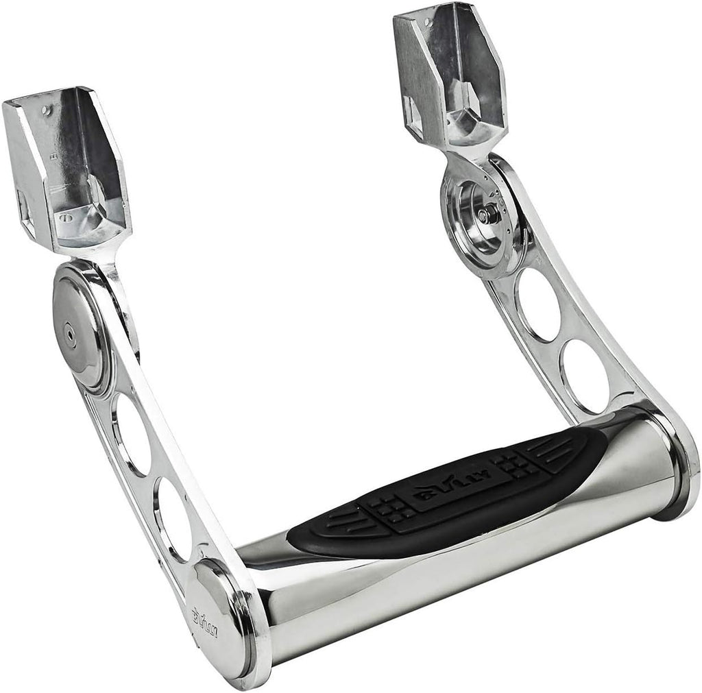 Black Aluminum Adjustable Side Hoop Step Pack of 2 G191