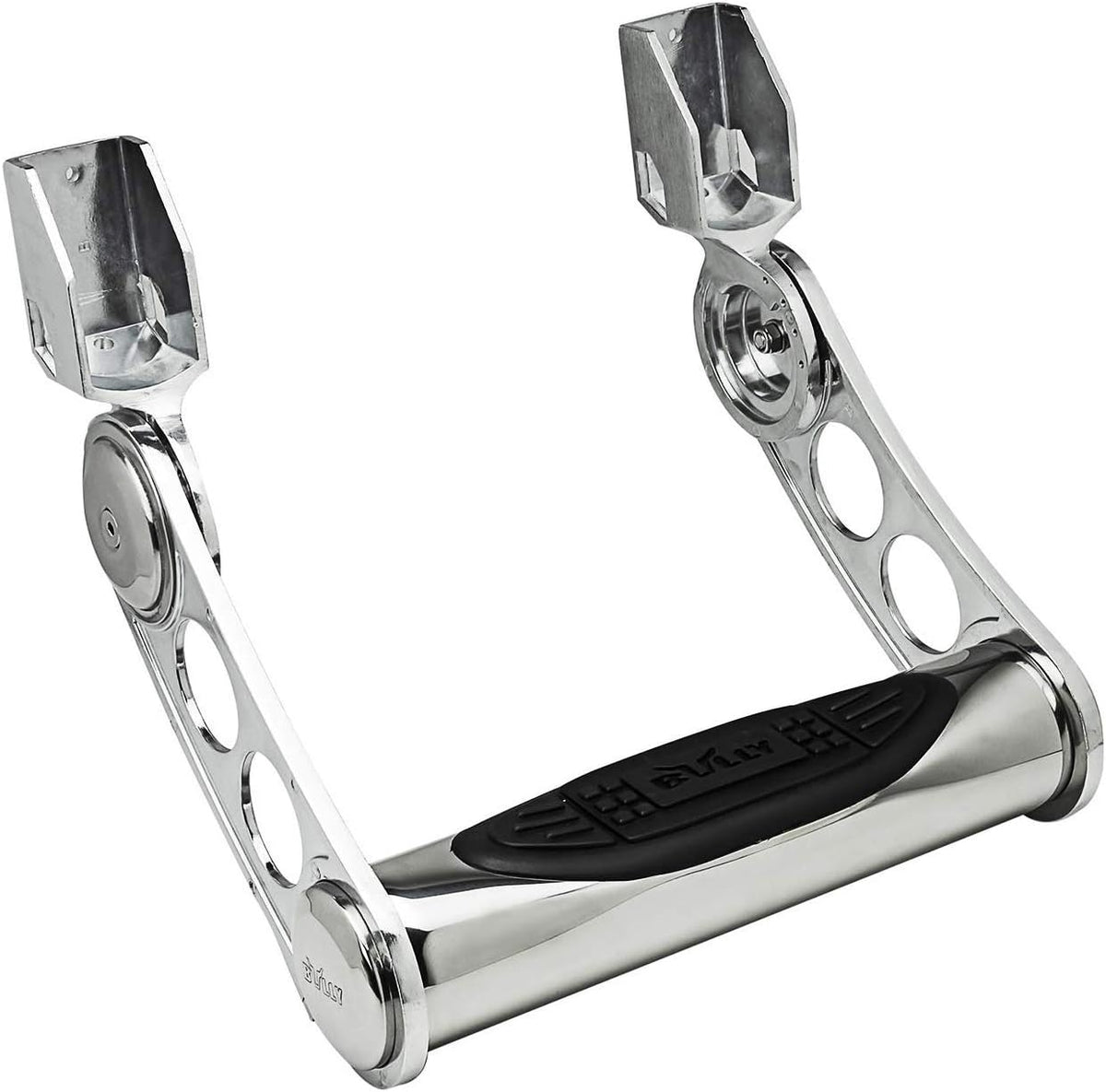 Black Aluminum Adjustable Side Hoop Step Pack of 2 G191