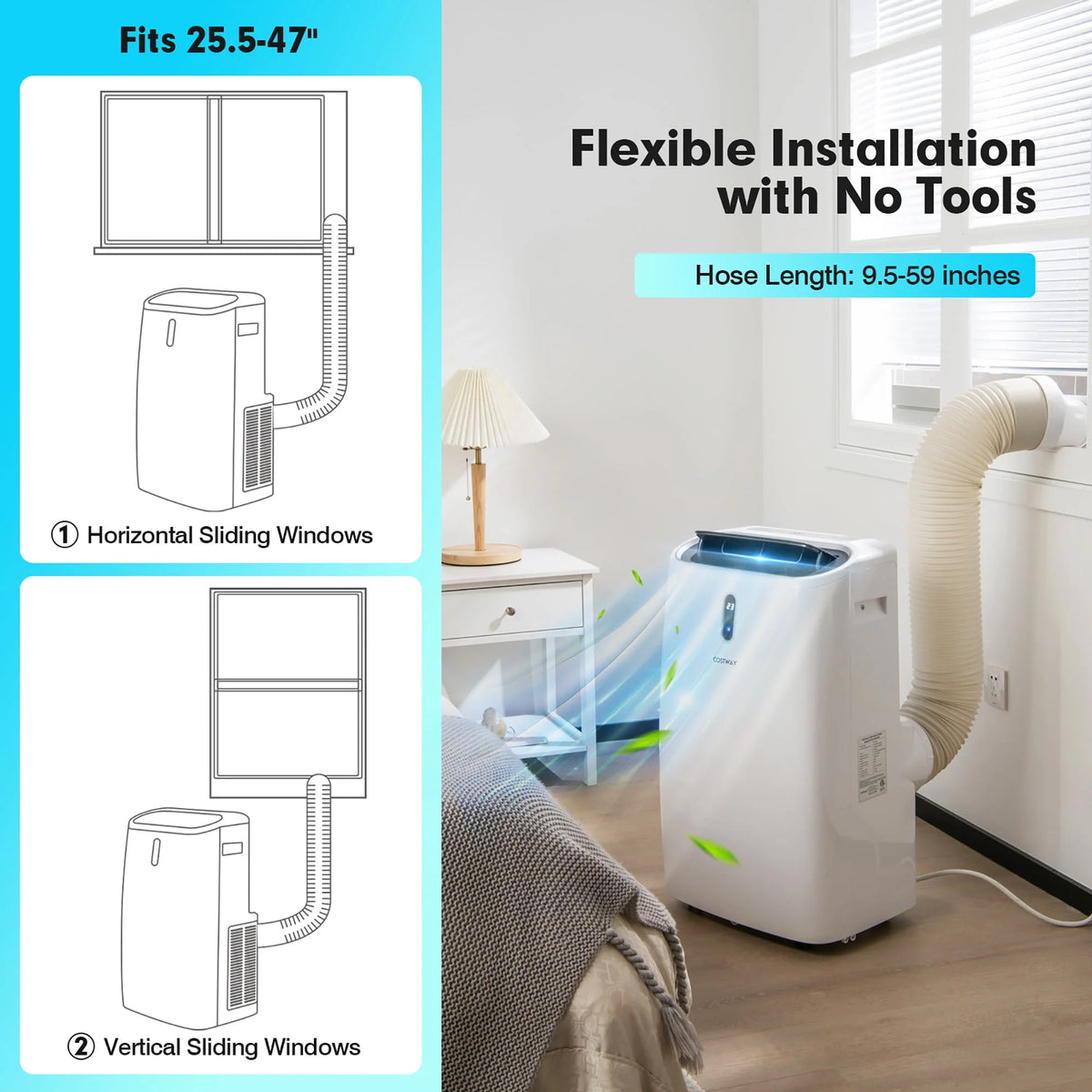8800 BTU Portable Air Conditioner L9993