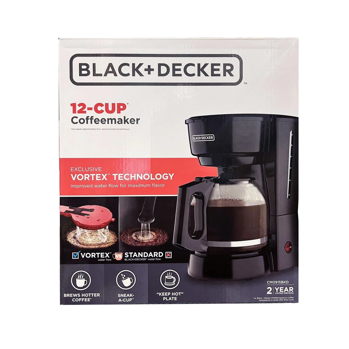 Black 12 Cup Coffee Maker K847