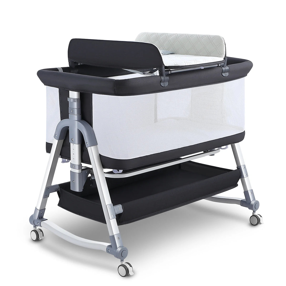 Baby Bassinet Portable Fold Bedside Sleeper Adjustable R488402