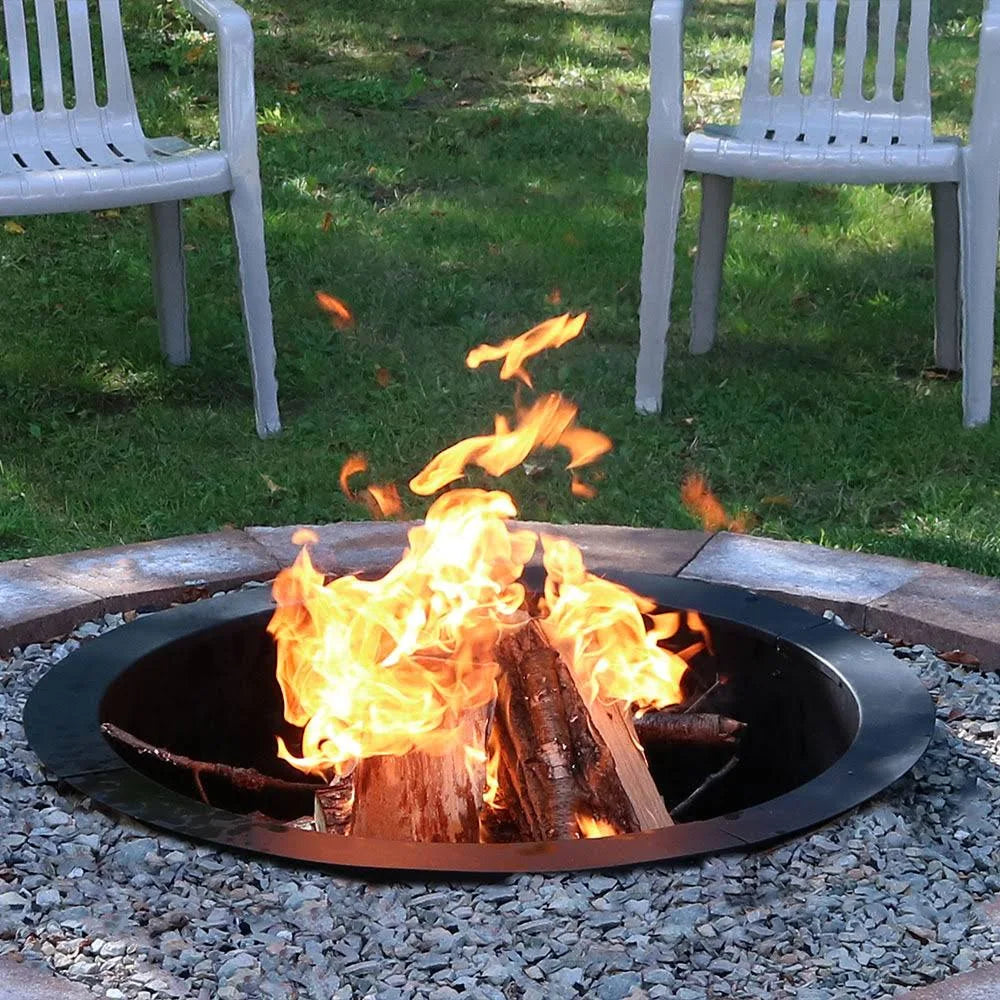 27 Inch Diameter Steel Fire Pit Ring Liner N241824