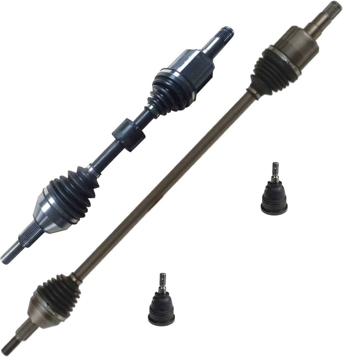 Front CV Axle Drive Shafts + Lower Ball Joints 4pc Set R276513