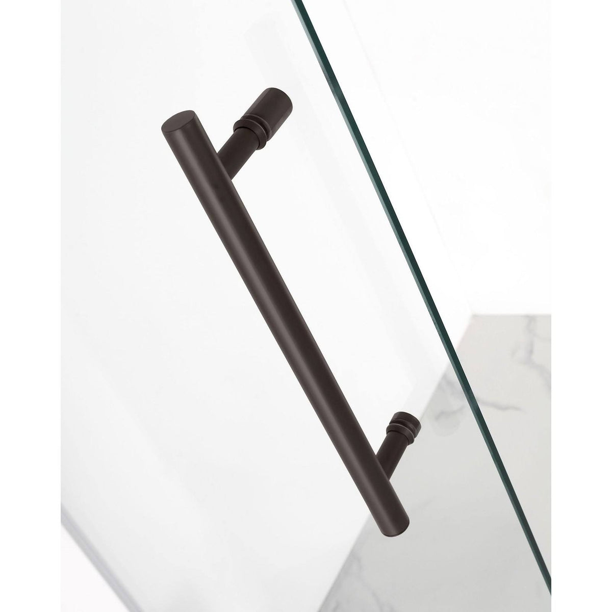 72x22 High x 22x22 Wide Frameless Shower Door Stainless Steel Y6306