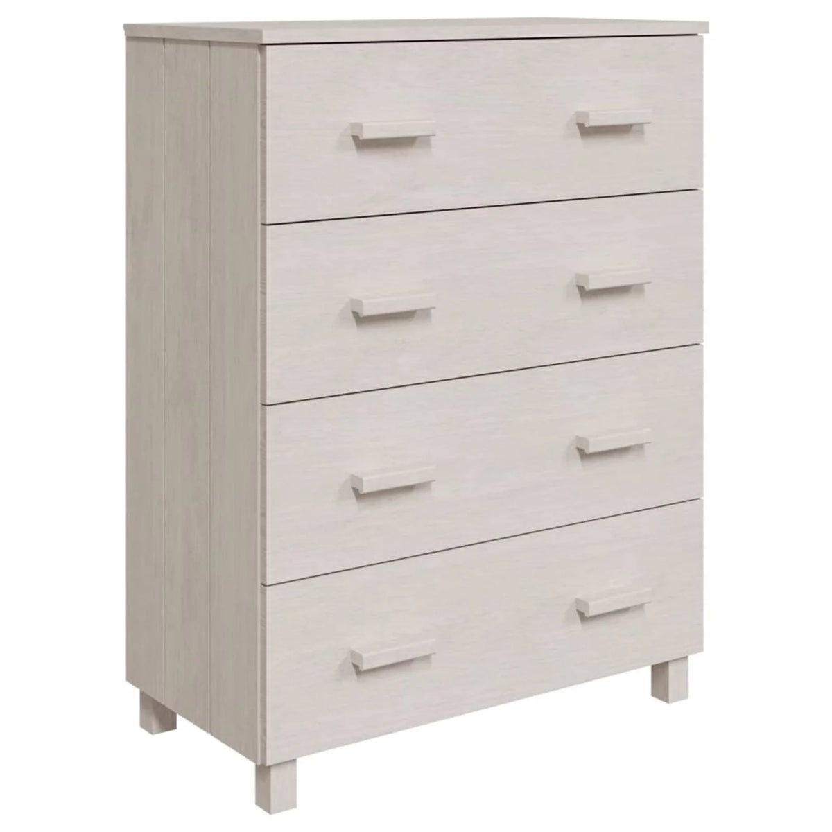 White Solid Wood Pine Sideboard U2126