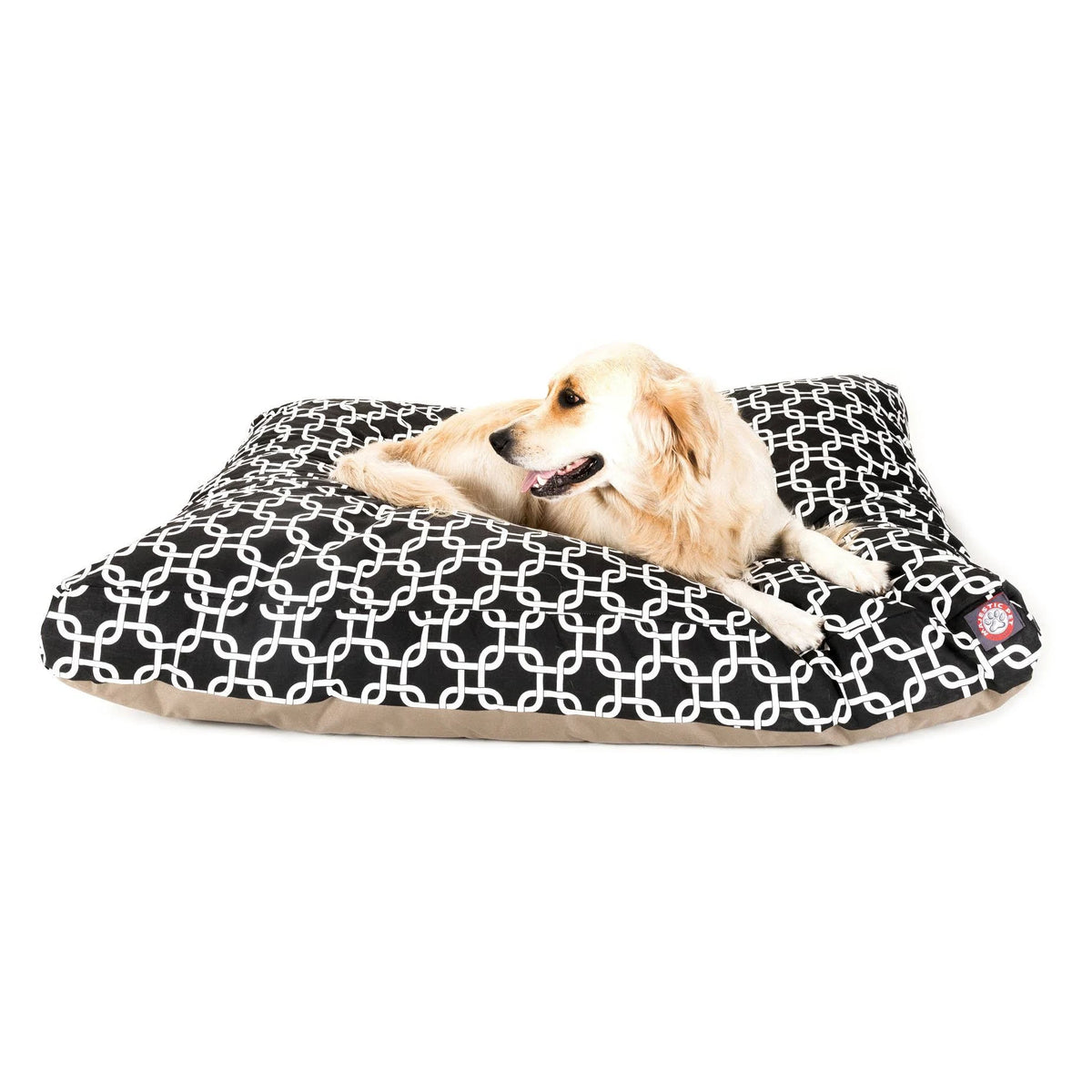 Black Rectangle Pet Bed E70455