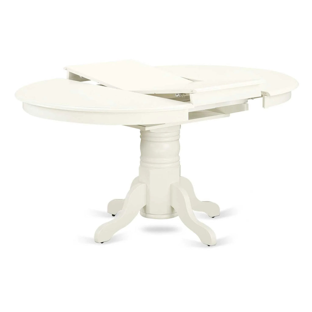 5 Piece Kitchen Set with Oval Dining Table and 4 Upholstered Chairs V815