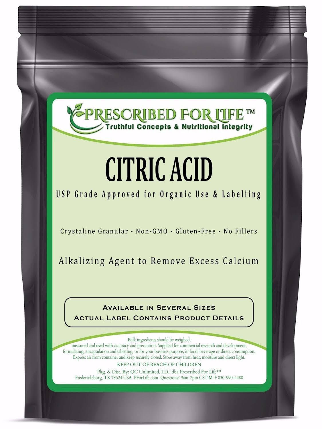 Citric Acid Fine USP Granular Z99130