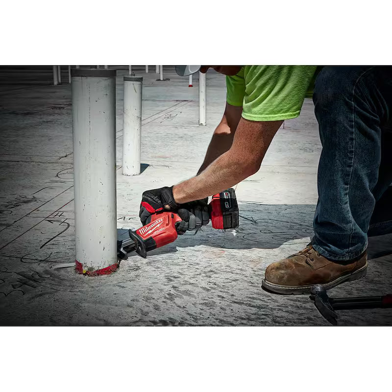 18V Lithium-Ion Brushless Cordless Reciprocating Saw & Caulk Gun with Two 6.0Ah Batteries J47739