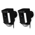 Black Wired Outdoor Security Camera 2-Pack L12755