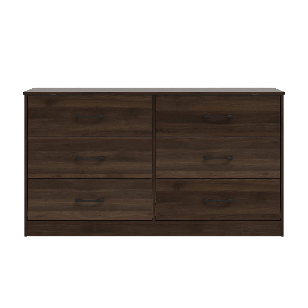 White 6 Drawer Dresser X3106