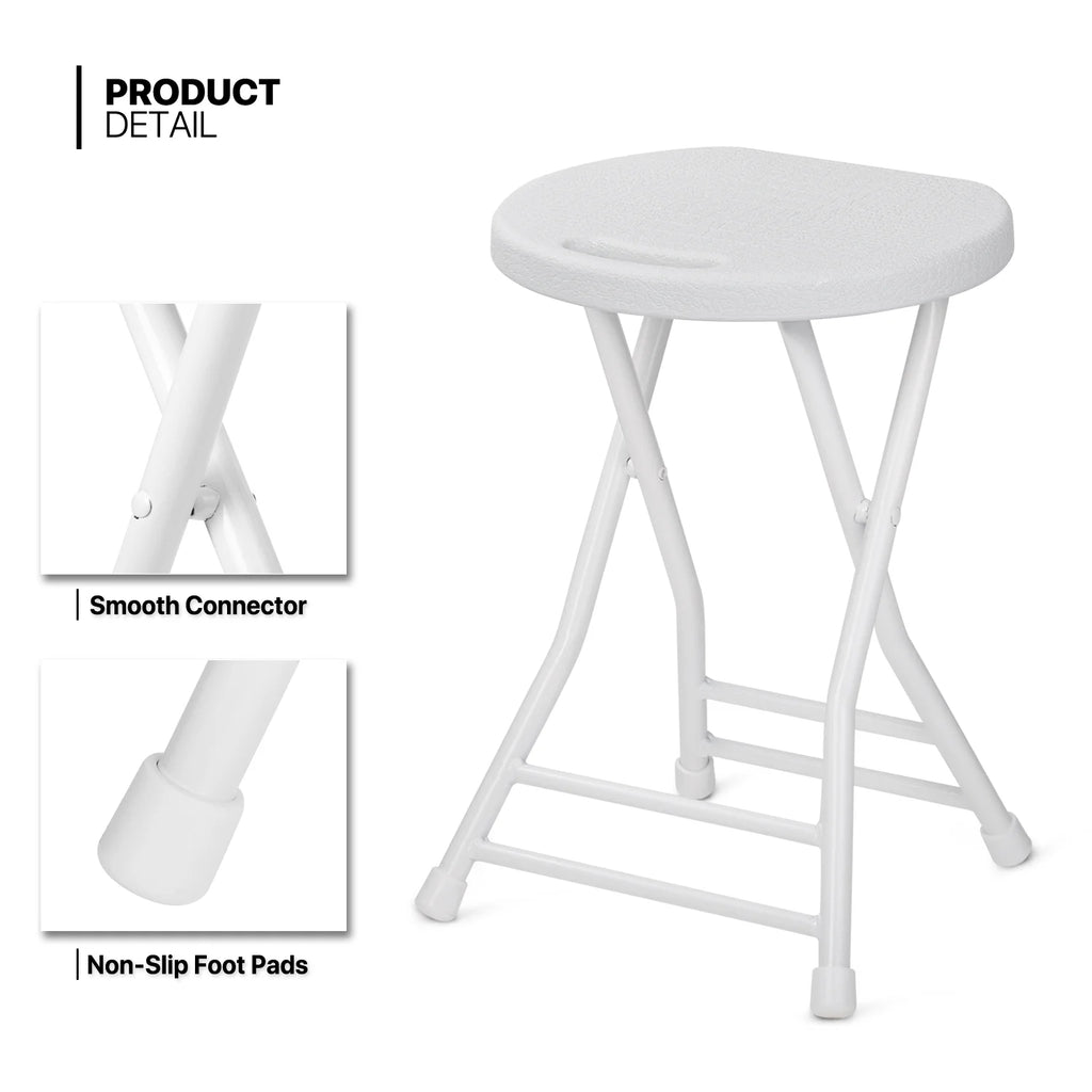 13 Pieces 5.5 FT White Folding Table and Chair Set O69915