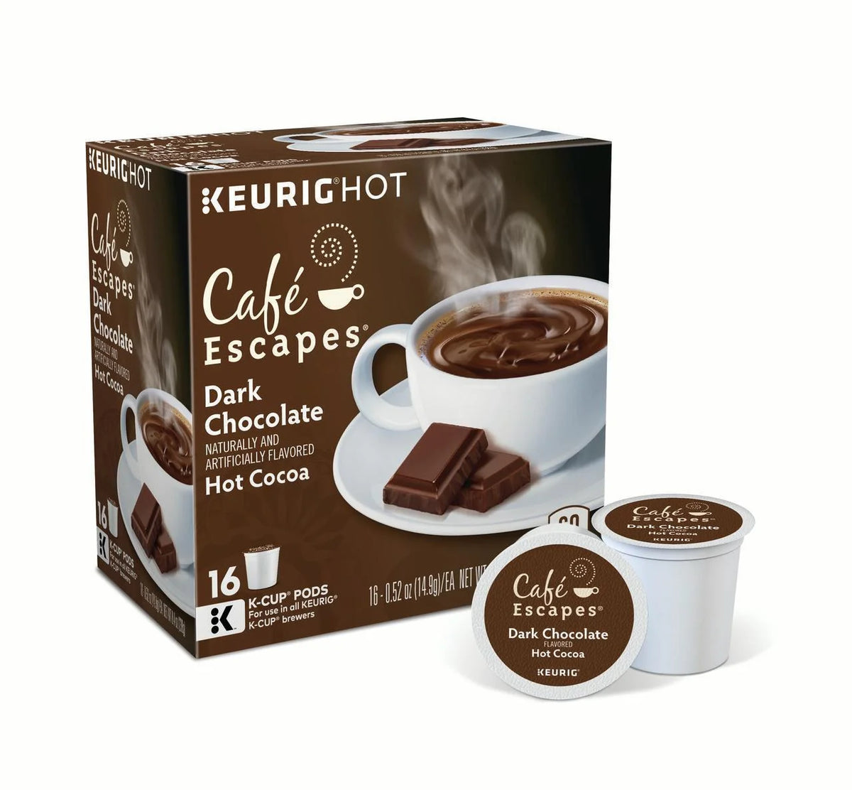 Dark Chocolate Hot Cocoa 96 count K cups K715