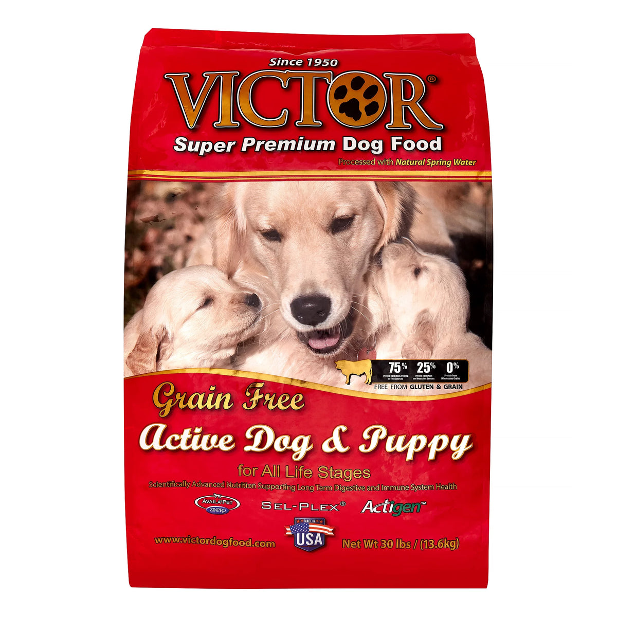 Grain-Free Dry Dog Food, 30 lb Y244