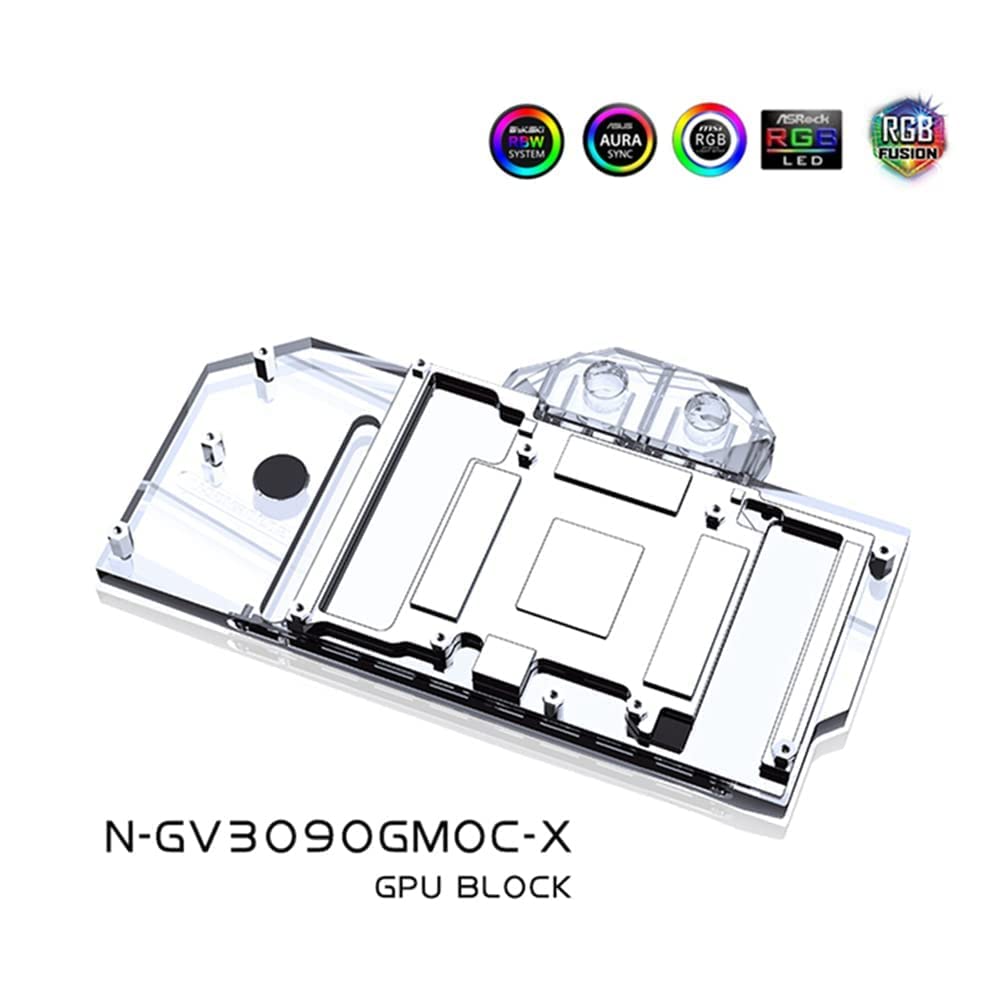GPU Water Cooling Block with Backplate X6009
