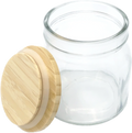 Glass Jar with Wooden Lid E4766