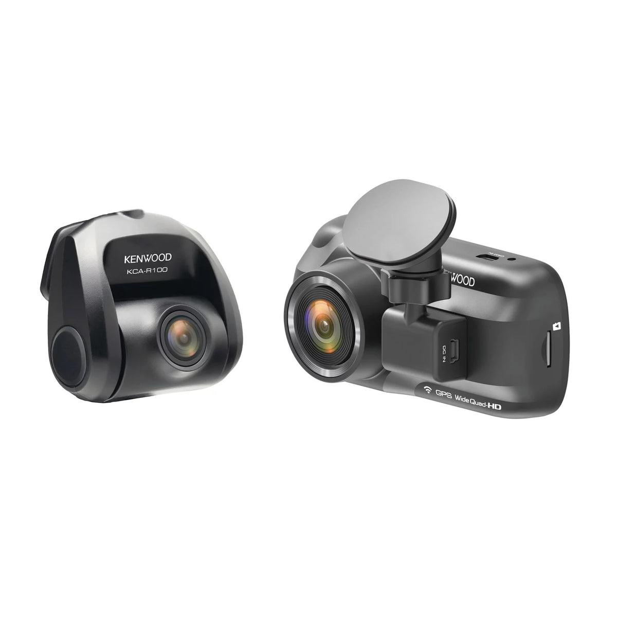Dual-Camera Wide-Quad HD Drive Recorder with 3-Inch LCD K265